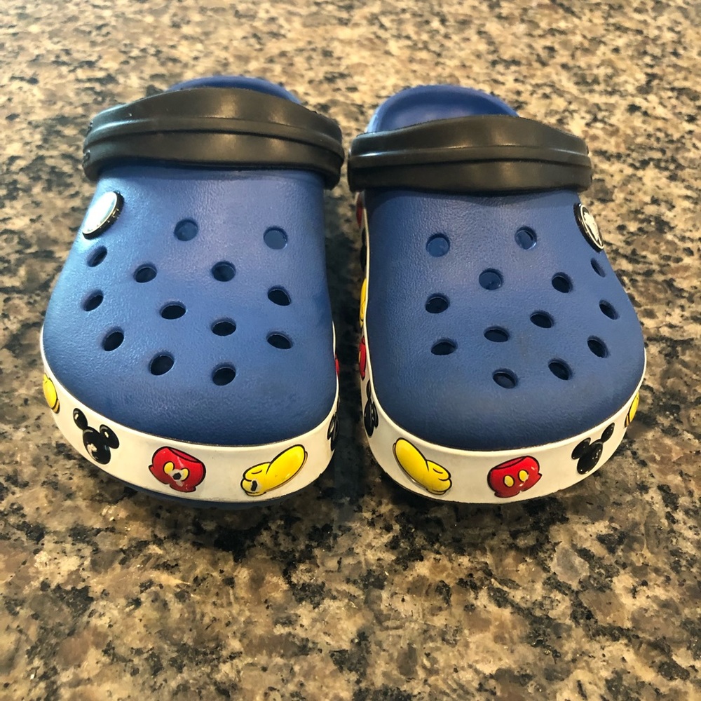 Mickey Mouse crocs - size C10